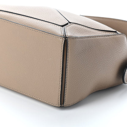 Loewe Grained Calfskin Small Puzzle Bag Sand Mink 9 of 10