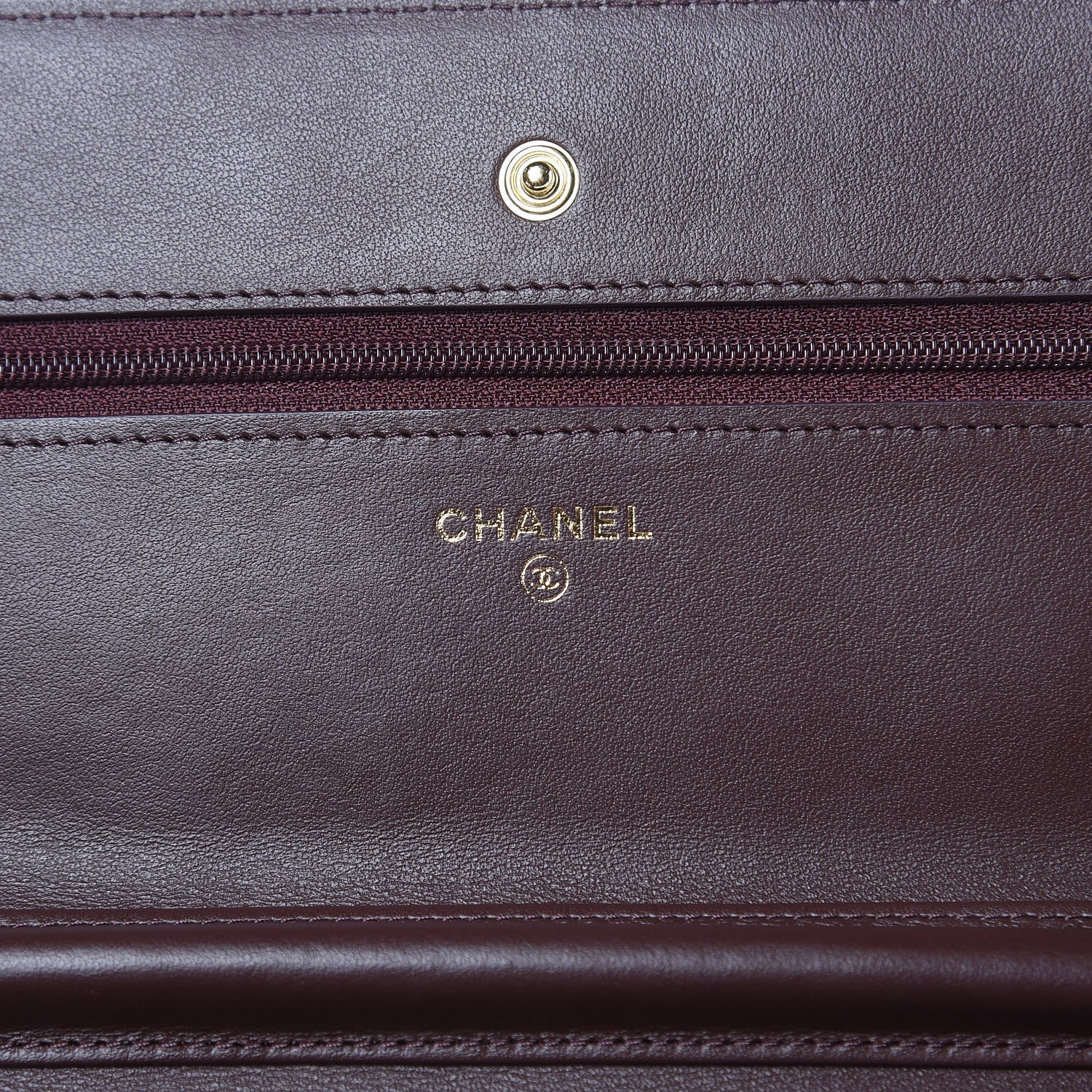Chanel Felt Quilted Paris-Hamburg Charms Wallet On Chain WOC Dark Navy 6 of 9