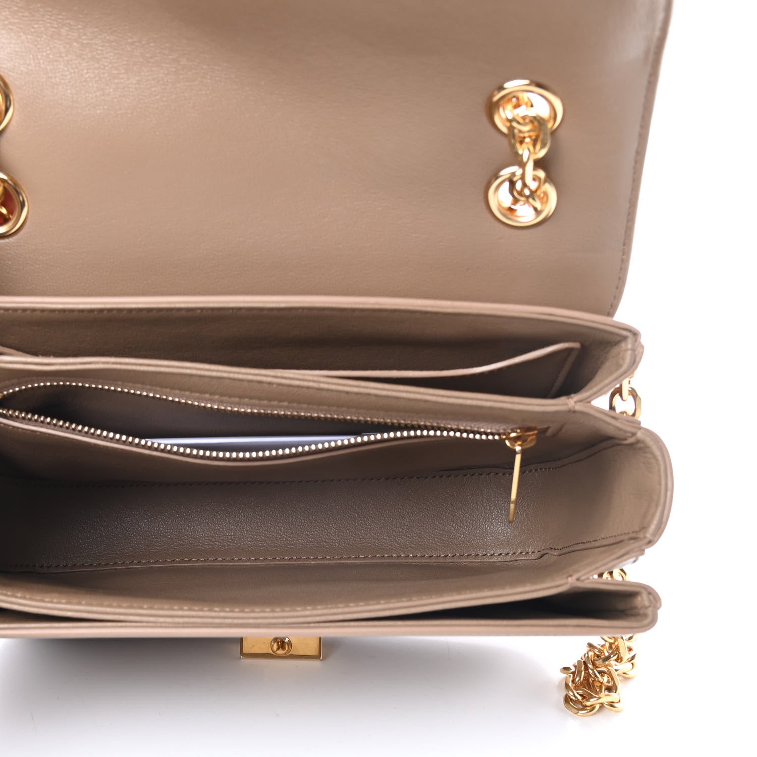 Celine Shiny Calfskin Medium C Bag Light Camel 6 of 14