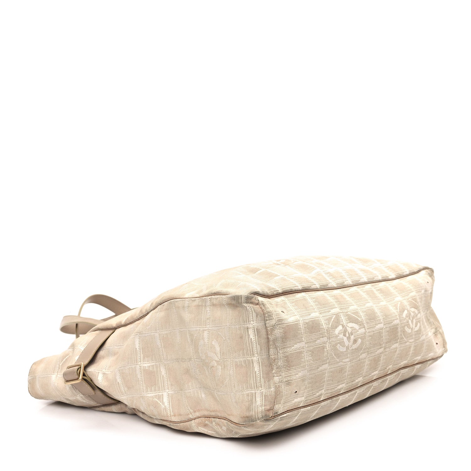 Chanel Nylon Travel Large Tote Beige 4 of 12