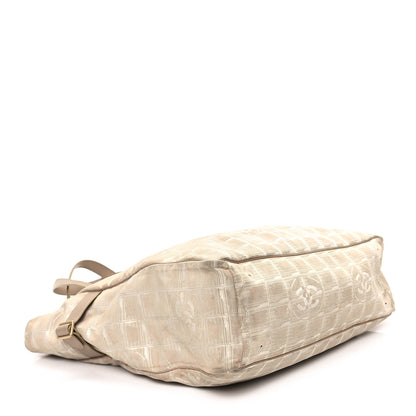 Chanel Nylon Travel Large Tote Beige 4 of 12