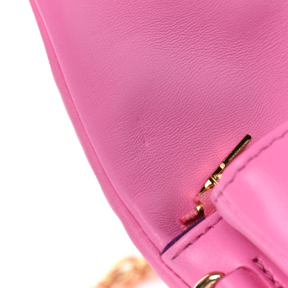 Louis Vuitton Lambskin Embossed Monogram Vuittamins Pochette Coussin Rose Violet 8 of 9