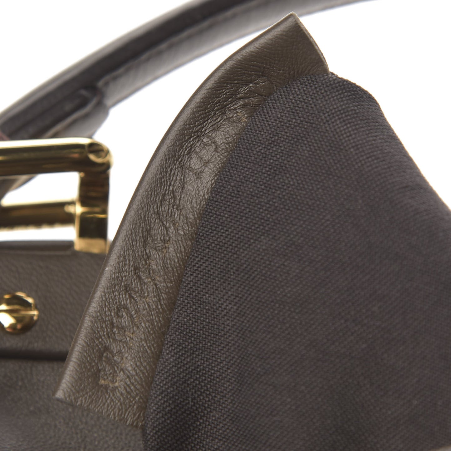 Nappa Mini Peekaboo Iconic Satchel Carbone