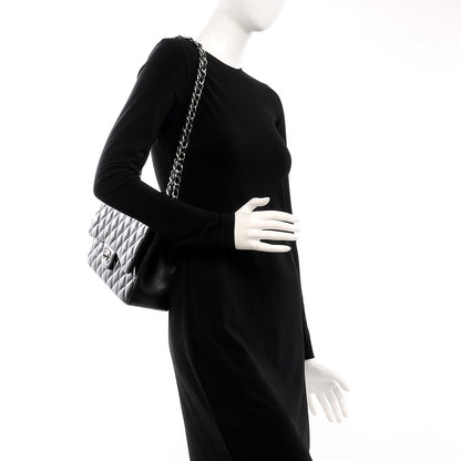 Chanel Lambskin Quilted Jumbo Double Flap Black 2 of 7