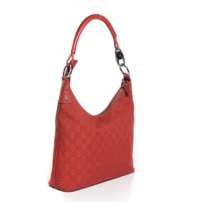 Gucci Monogram Shoulder Bag Red 3 of 7