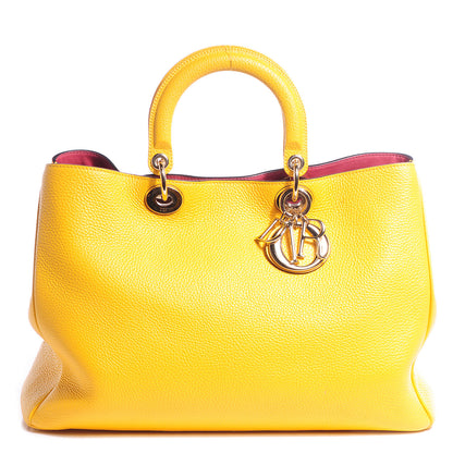 Christian Dior Calfskin Large Diorissimo Tote Tournesol 1 of 13