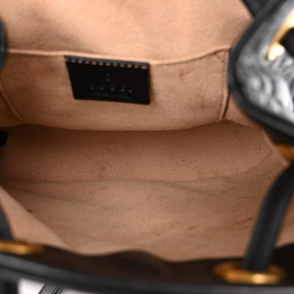 Gucci Calfskin Matelasse GG Marmont Flap Backpack Black 5 of 10