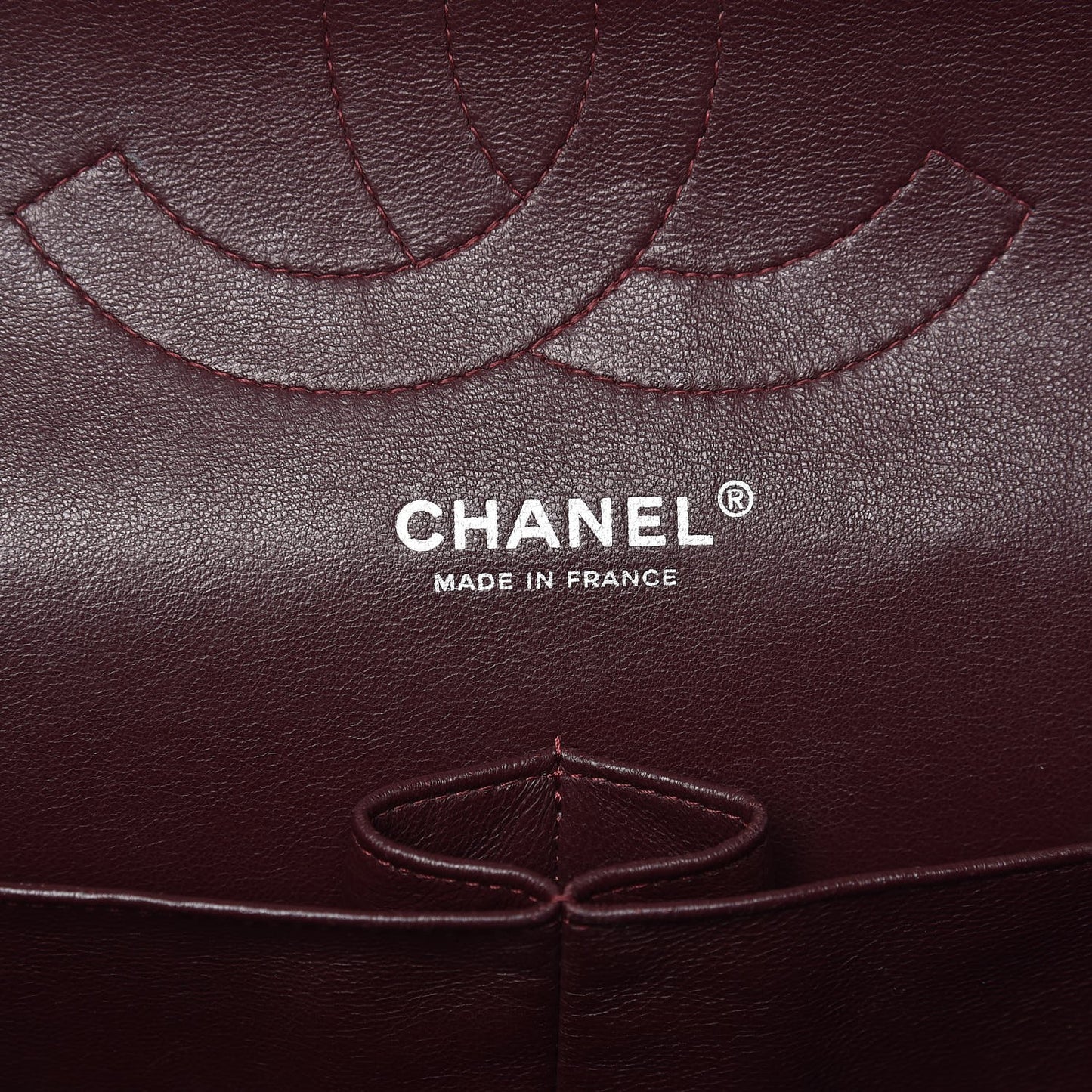 Lambskin Quilted Jumbo Double Flap Black