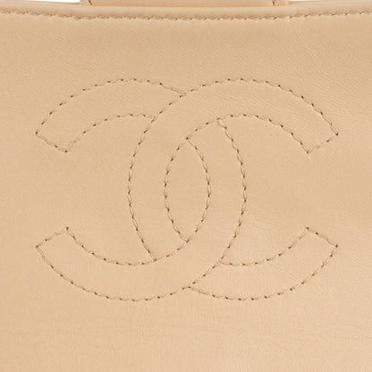 Chanel Jersey Quilted Small Coco Sailor Flap Beige Navy 8 of 10