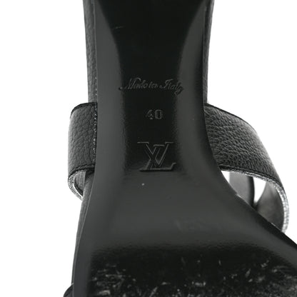 Louis Vuitton Calfskin Horizon Sandals 40 Black 6 of 9