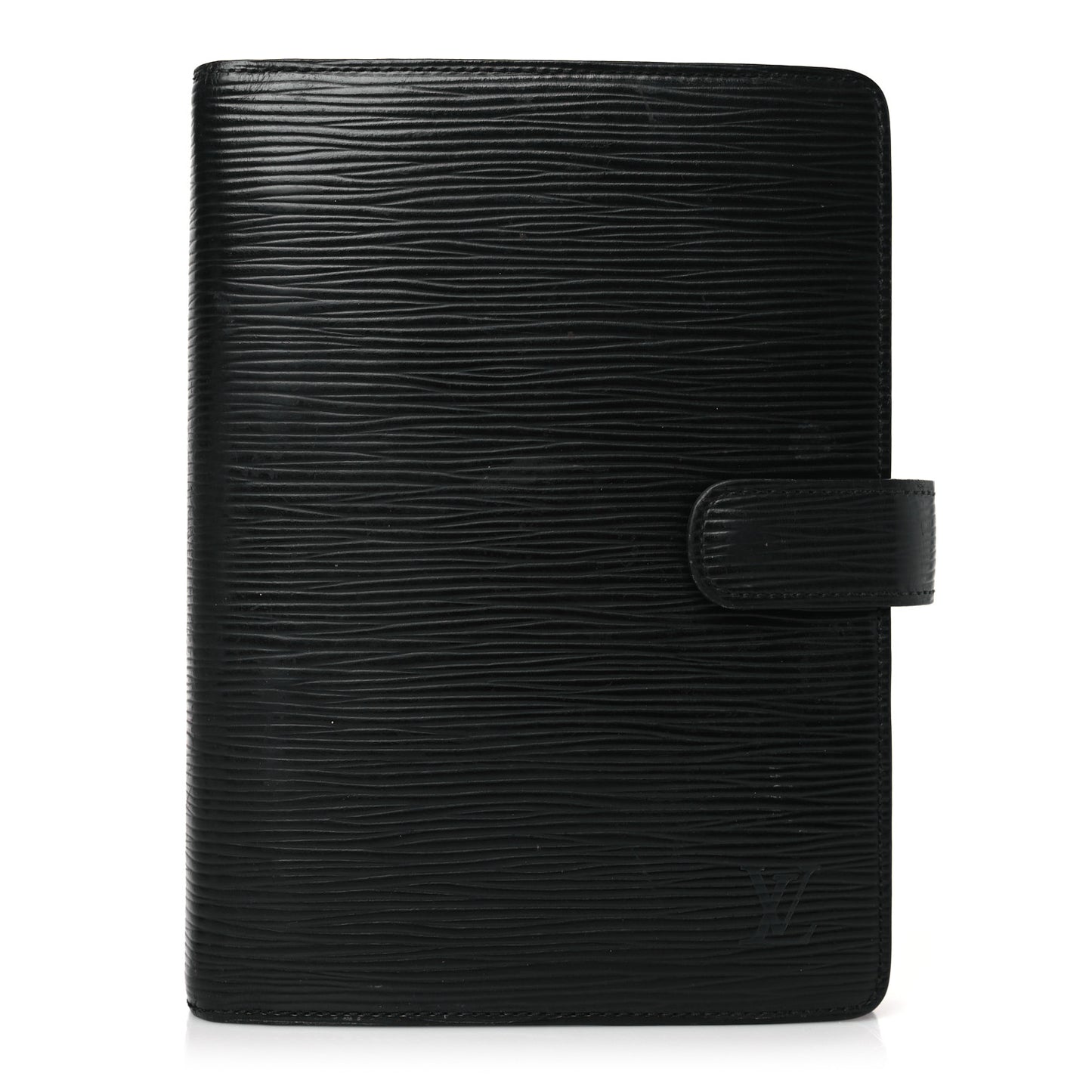 Epi Medium Ring Agenda Cover Black