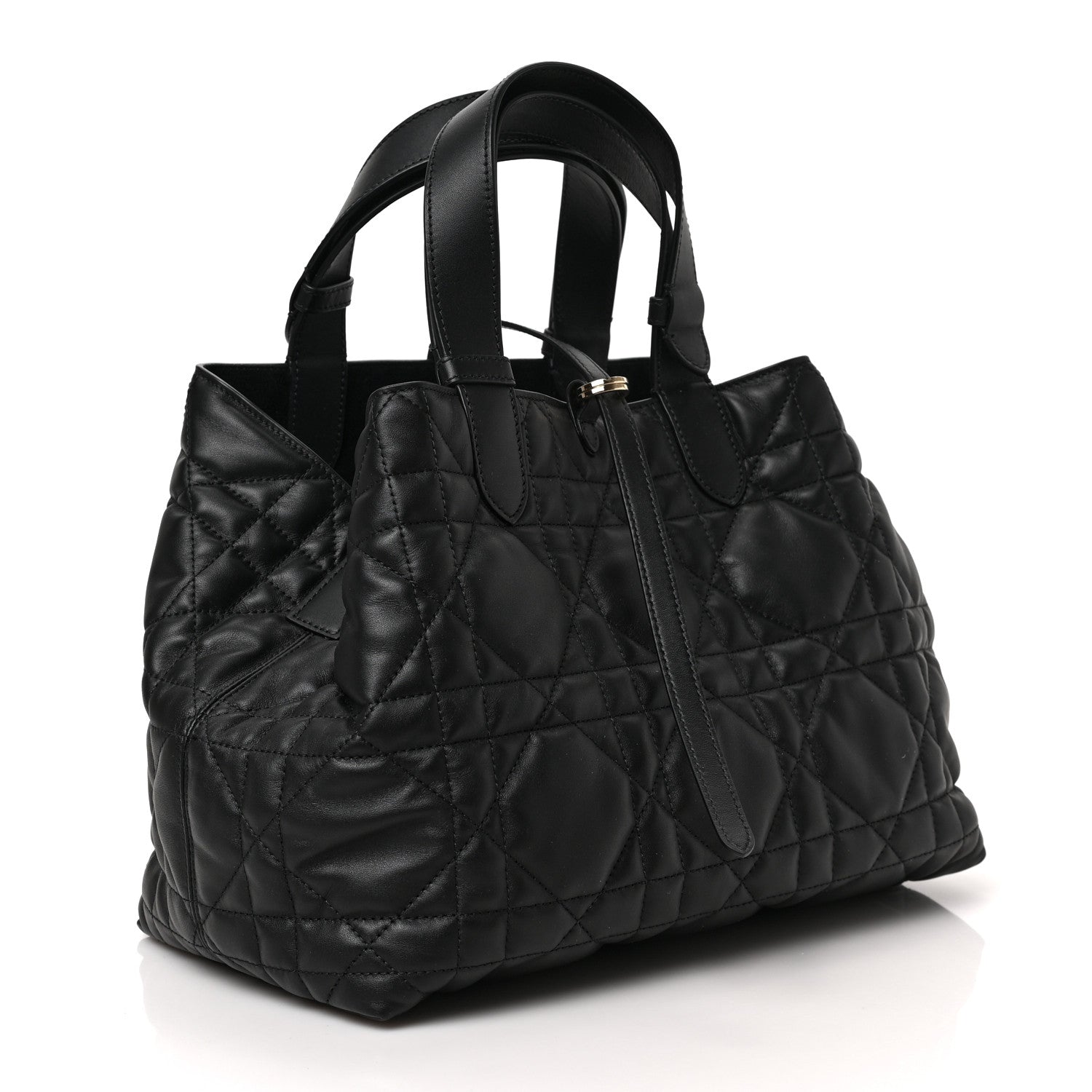 Christian Dior Calfskin Macrocannage Large Toujours Black 4 of 11