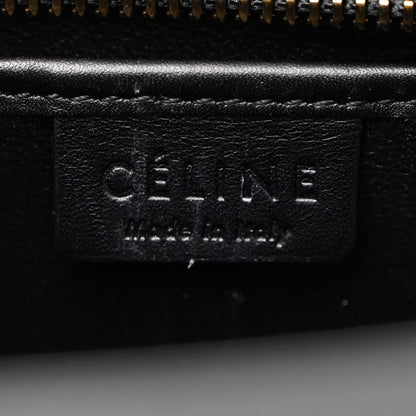 Celine Tartan Calfskin Nano Luggage Red Blue 6 of 11