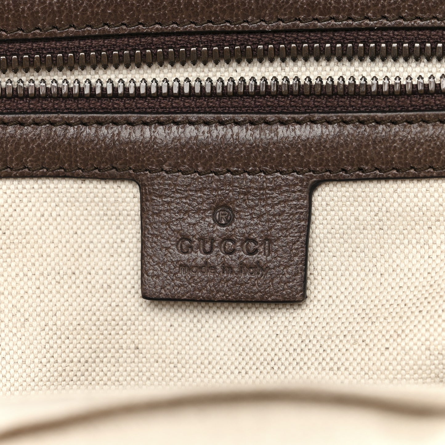 GG Supreme Monogram Calfskin Web Small Ophidia Day Backpack Beige Ebony New Acero