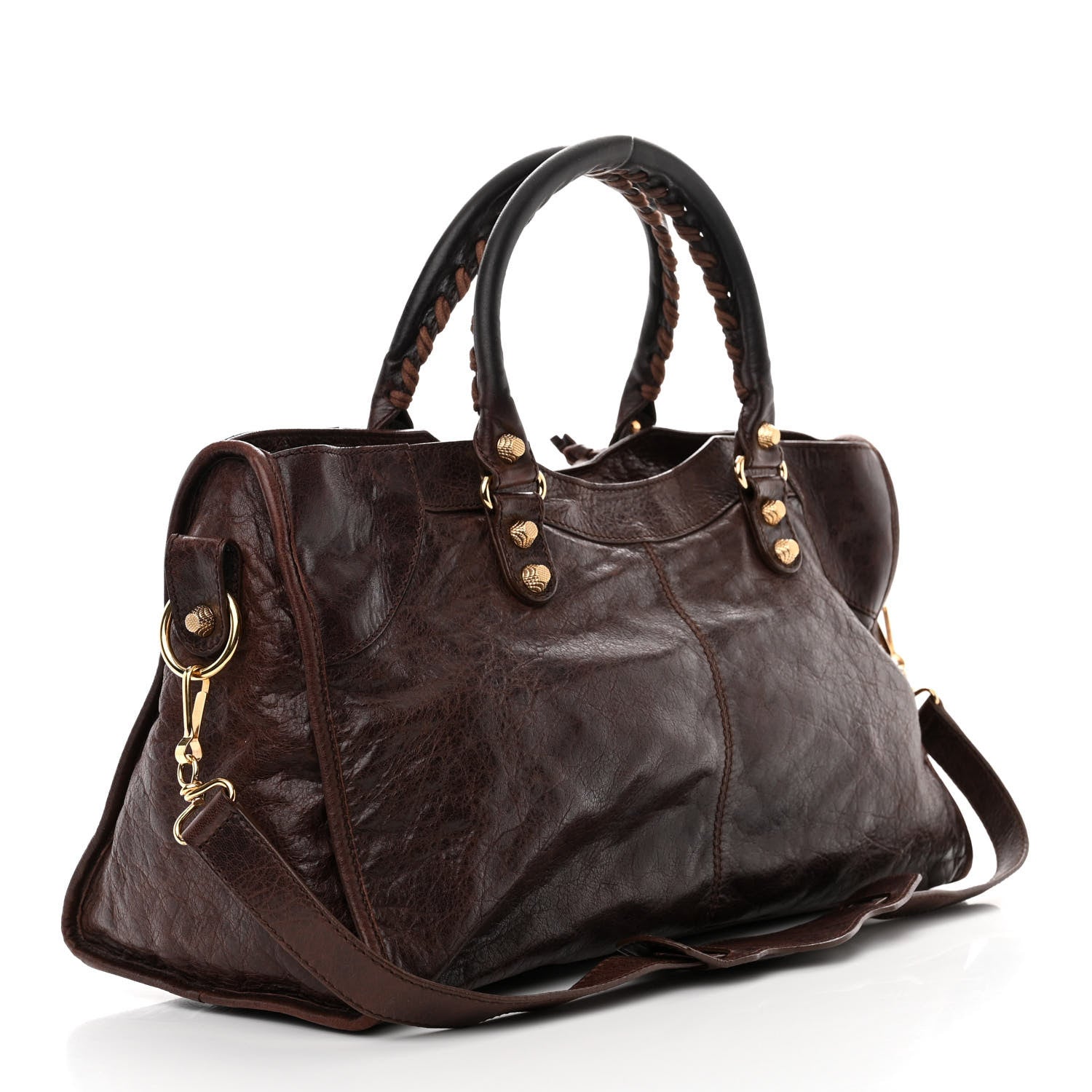 Balenciaga Agneau Giant 12 Gold Hardware Part Time Cigare Fonce 3 of 14