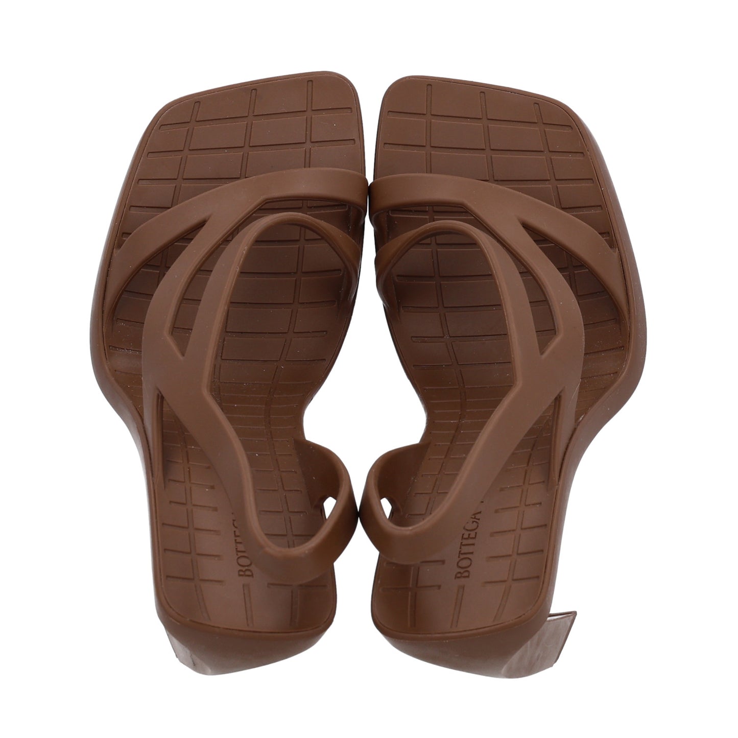 Rubber Jimbo Slingback Sandals 40 Brown