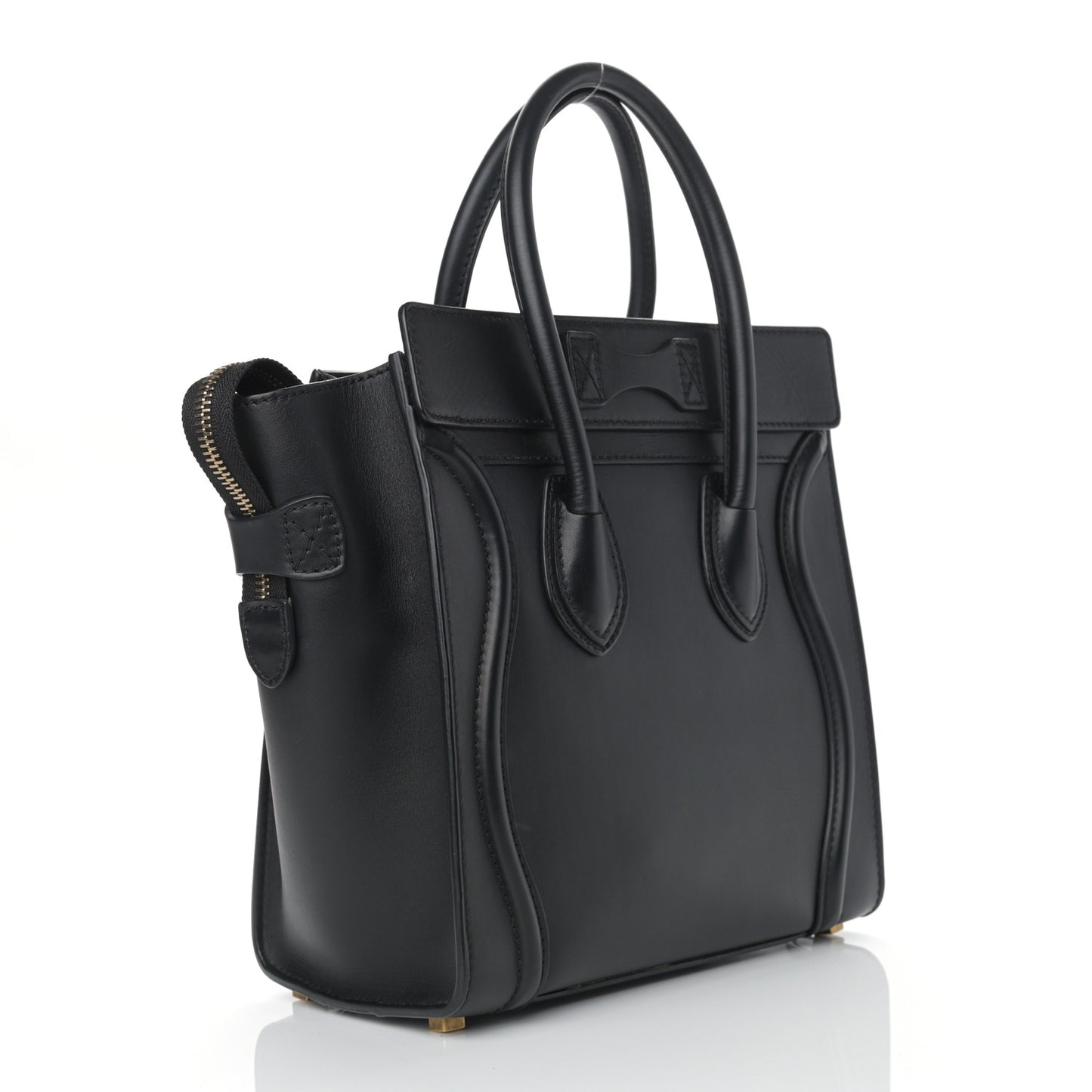 Smooth Calfskin Micro Luggage Black