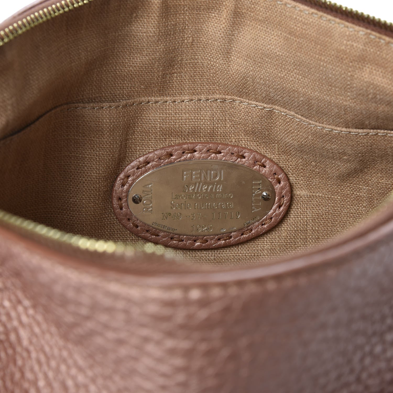 Fendi Cuoio Romano Selleria Crossbody Bois de Rose 11 of 11