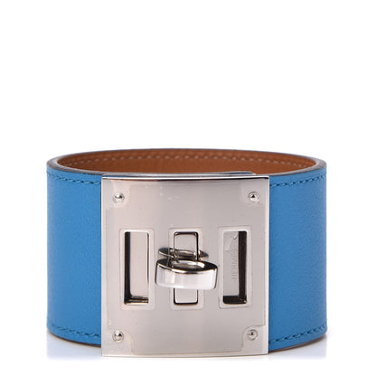 Hermes Swift Kelly Dog Bracelet T2 Bleu Zanzibar 1 of 6