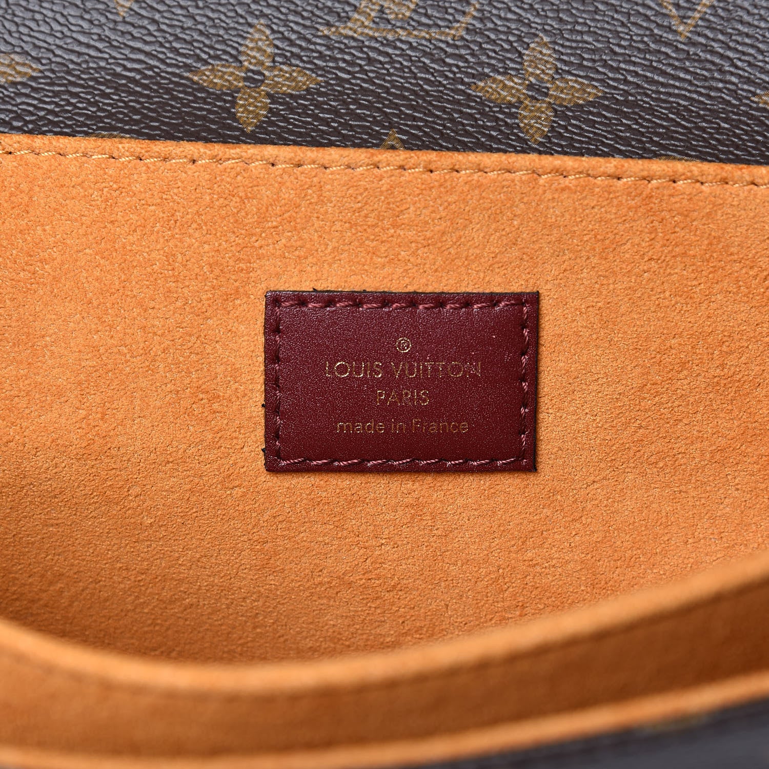 Louis Vuitton Monogram Braided Pochette Metis Safran 6 of 9