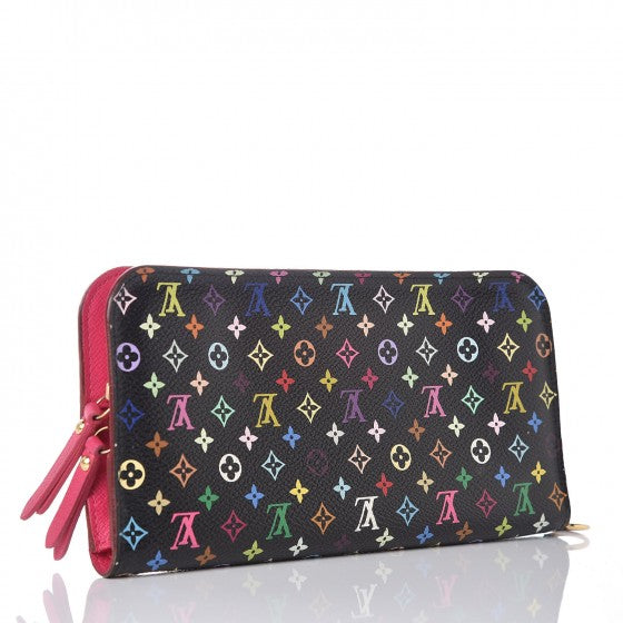 Louis Vuitton Monogram Multicolor Insolite Wallet Black Grenade 3 of 6