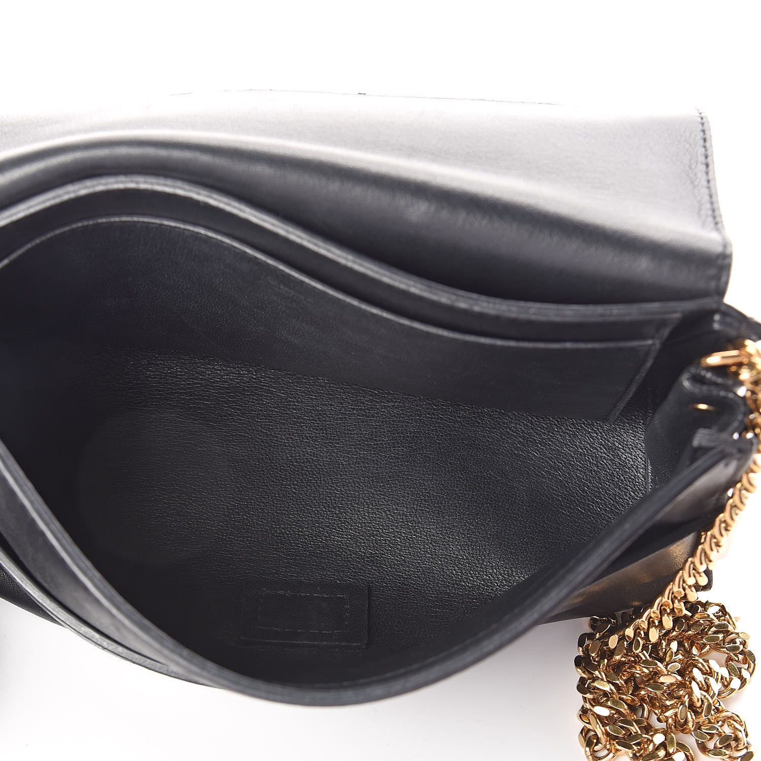 Chloe Lambskin Medium Elle Chain Clutch Black 5 of 9