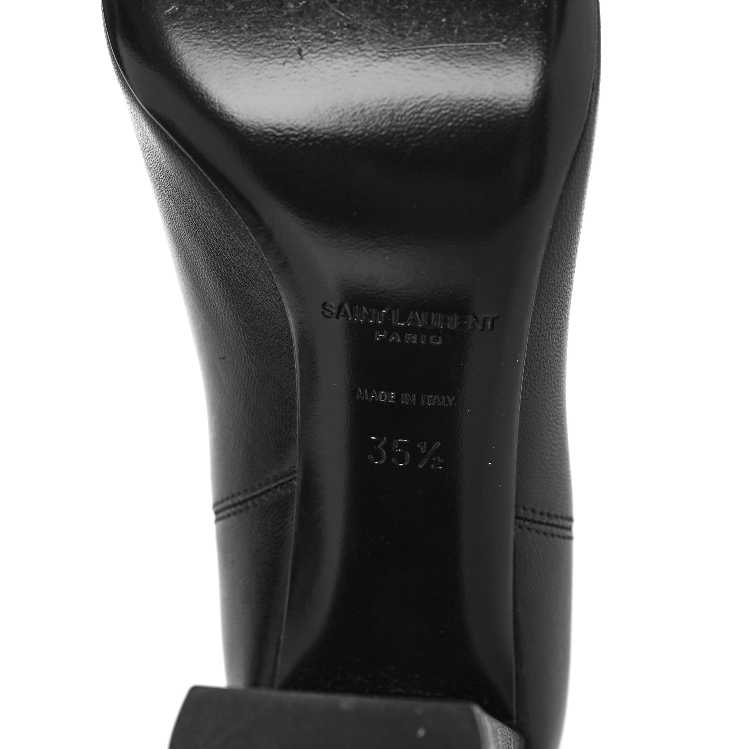 Saint Laurent Nappa Babies Chelsea 90 Ankle Boot 35.5 Black 7 of 7