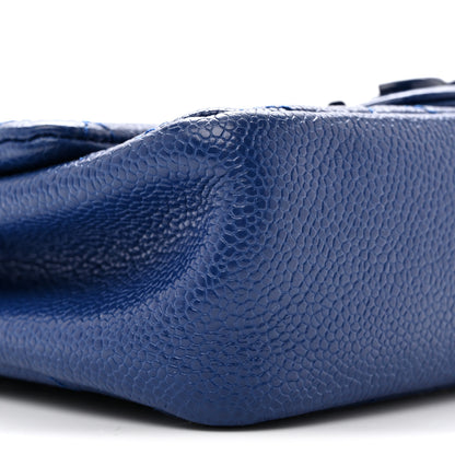 Chanel Caviar Quilted Incognito Mini Square Flap Dark Blue 9 of 13