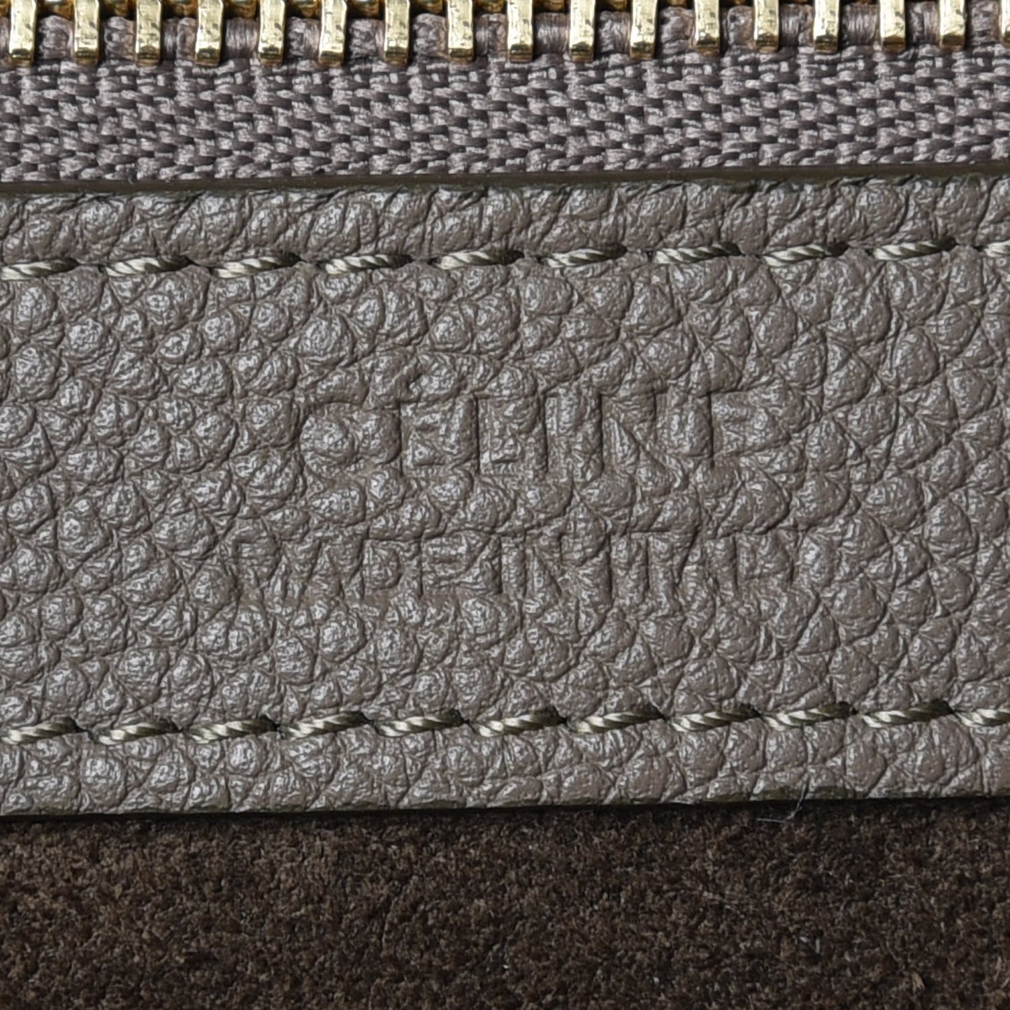 Soft Grained Calfskin Small Belt Cabas Phantom Taupe