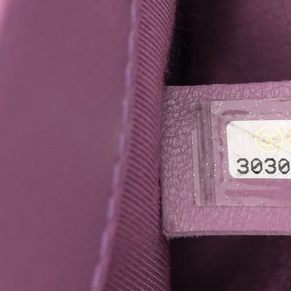 Chanel Goatskin Quilted Medium Chanel 19 Flap Purple 7 of 10