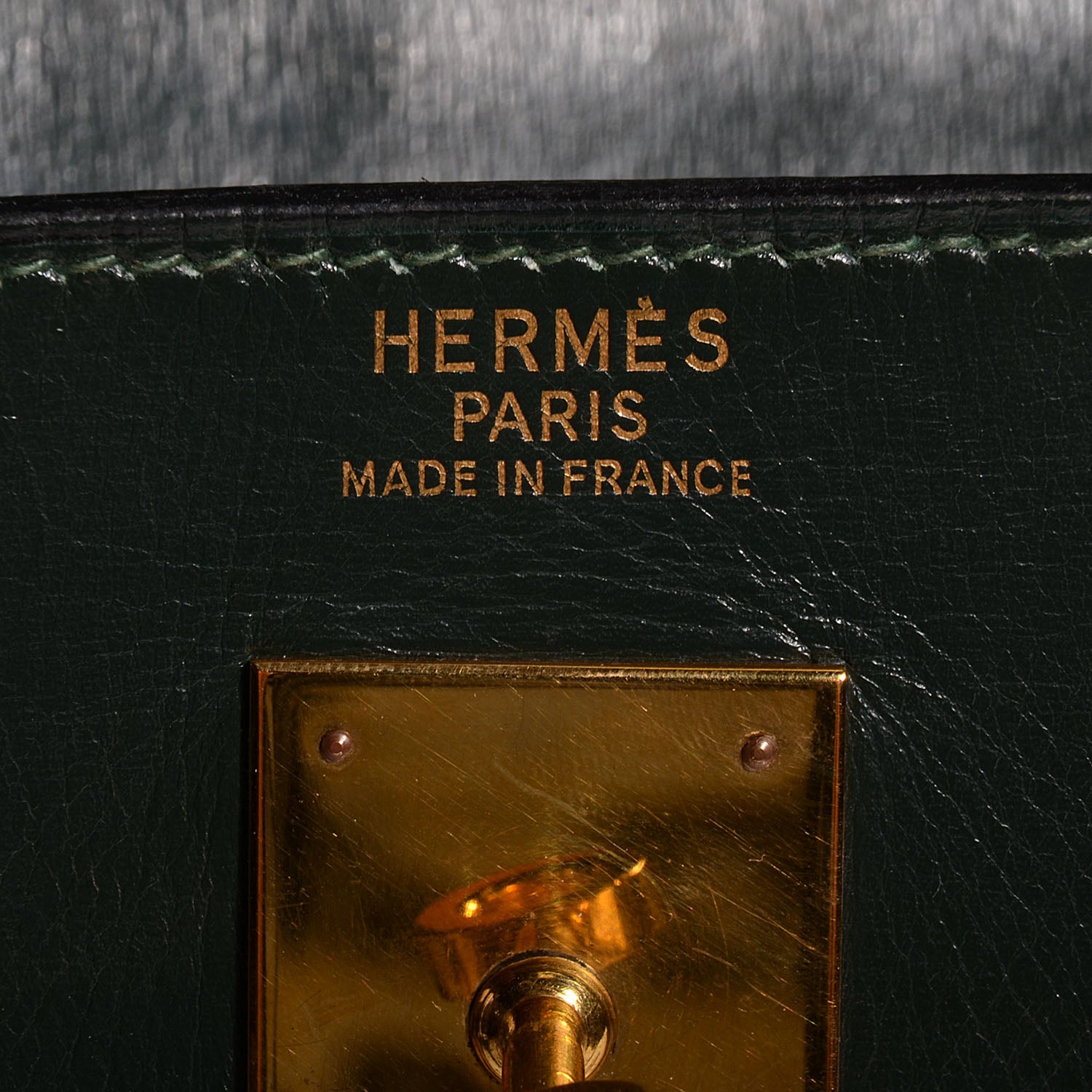 Hermes Box Kelly Retourne 35 Vert Fonce 16 of 20
