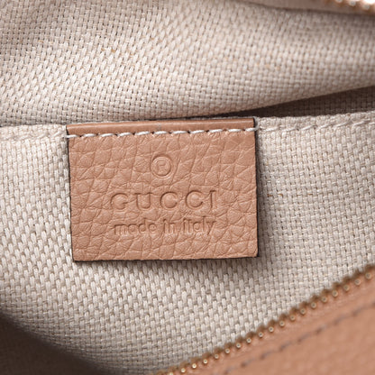 Gucci Pebbled Calfskin Small Soho Disco Bag Camelia 6 of 7