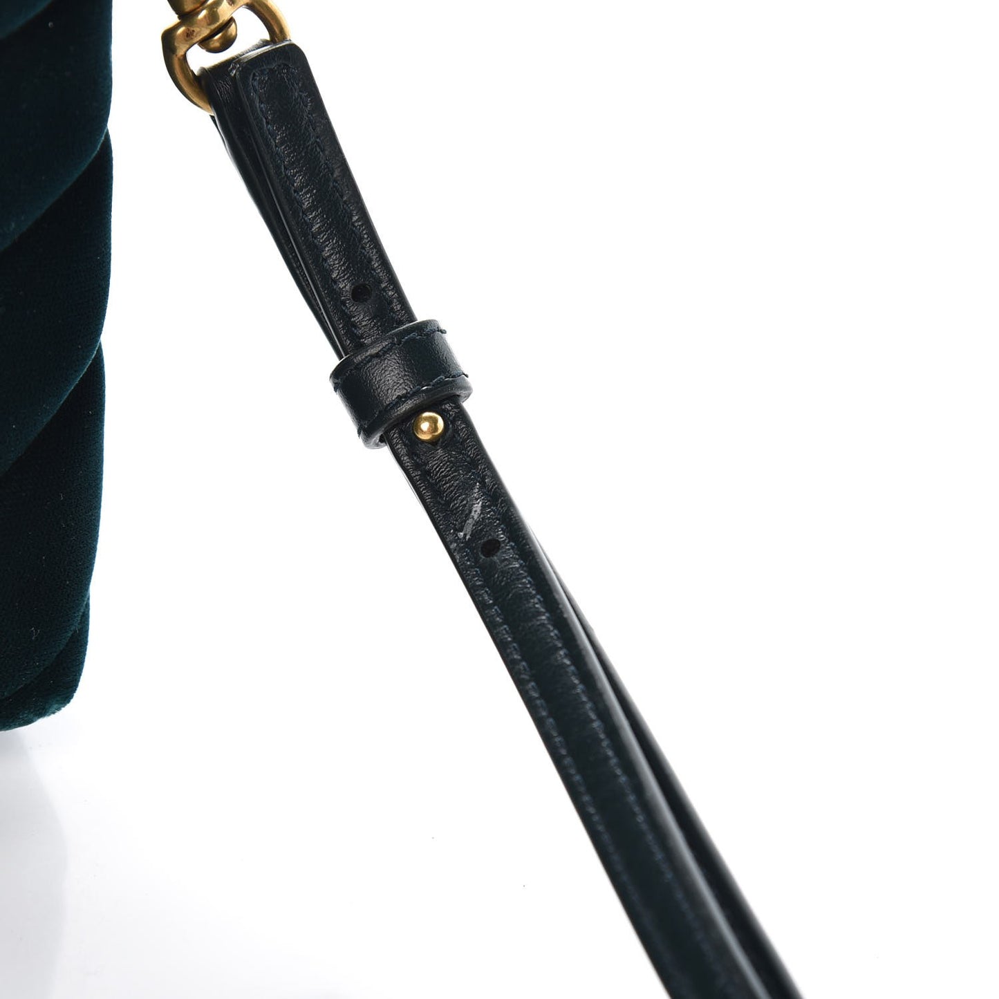 Velvet Y Quilted Monogram Toy Loulou Chain Satchel Dark Ottanio
