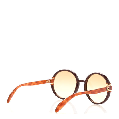 Gucci Acetate Round Sunglasses GG1067S Red Tortoiseshell 4 of 9