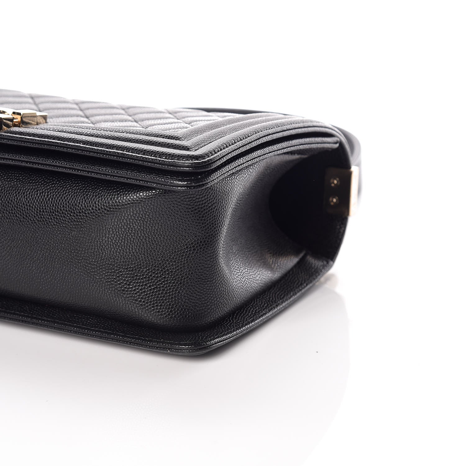 Chanel Caviar Quilted Medium Boy Flap Black 9 of 10