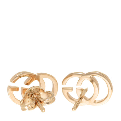 Gucci 18K Yellow Gold GG Tissue Stud Earrings 4 of 5