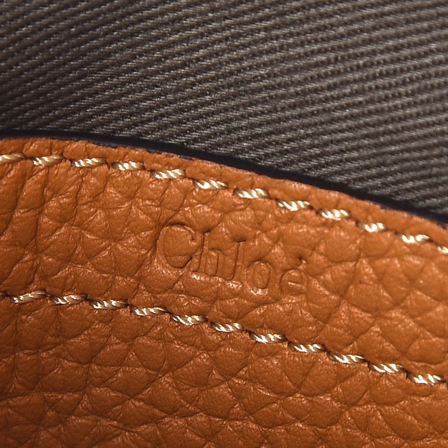 Chloe Calfskin Mini Marcie Round Crossbody Bag Autumnal Brown 8 of 10