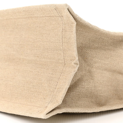 Saint Laurent Linen Calfskin Rive Gauche Tote Beige Sea Salt 9 of 9