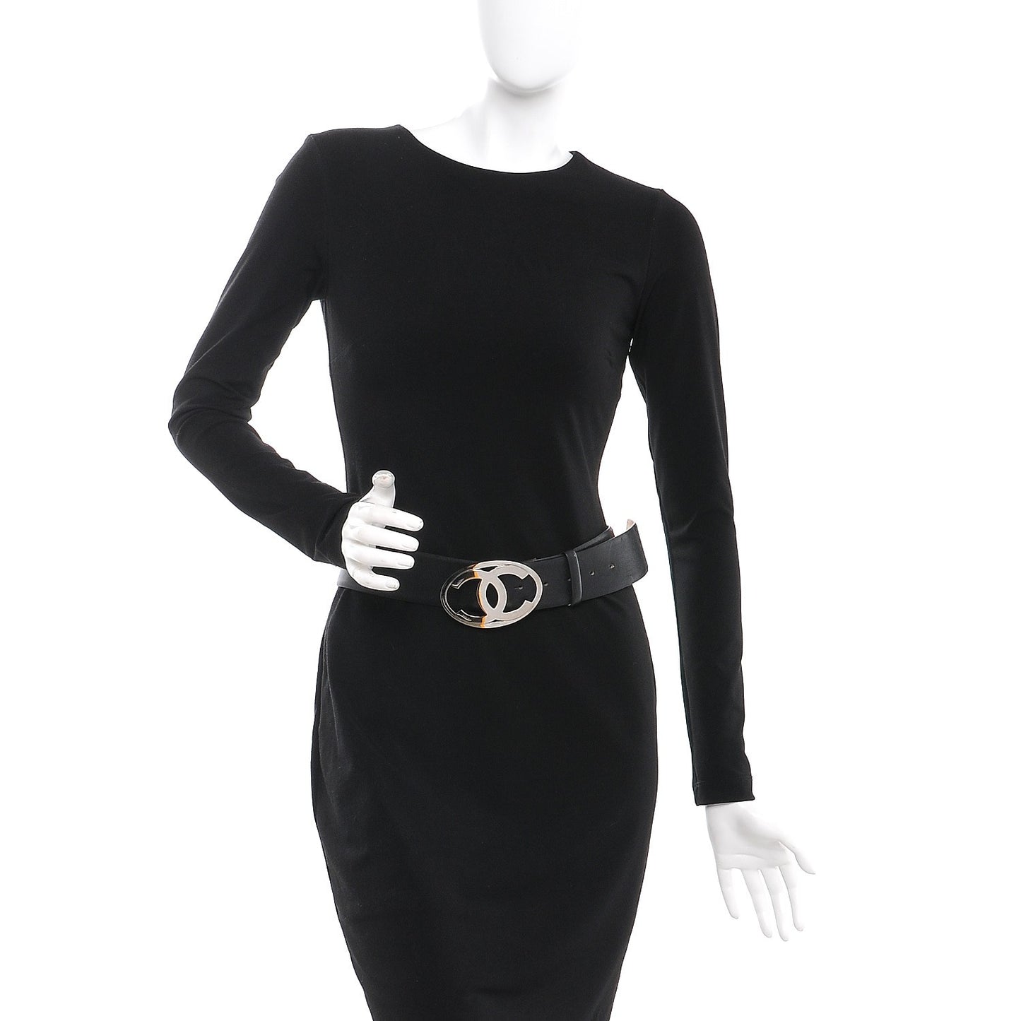 Calfskin CC Belt 85 34 Black