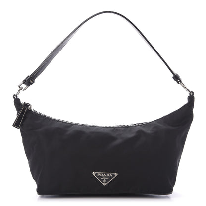 Prada Tessuto Nylon Pochette Bag Black 1 of 9