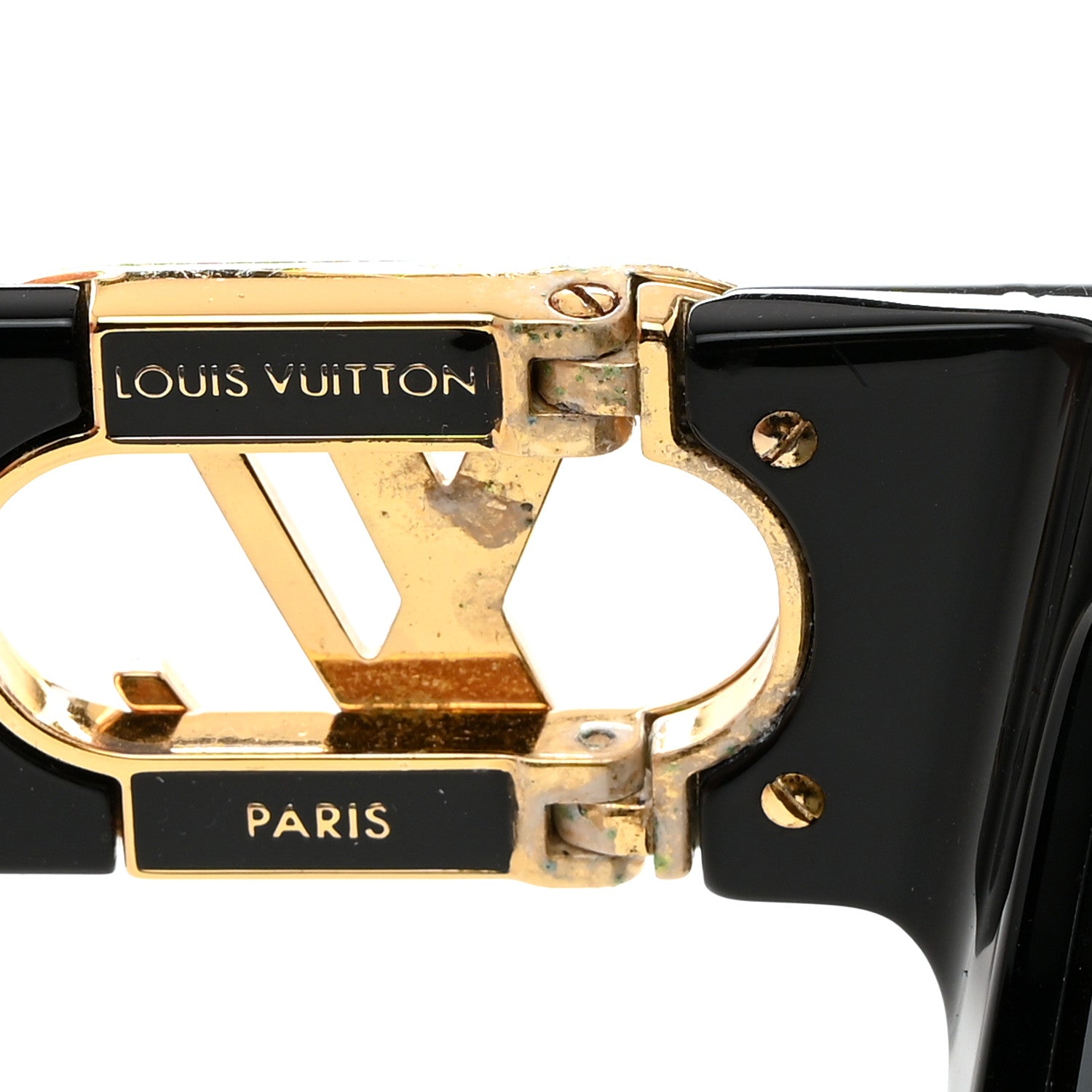 Louis Vuitton Acetate LV Link Square Sunglasses Z1478W Black 7 of 8