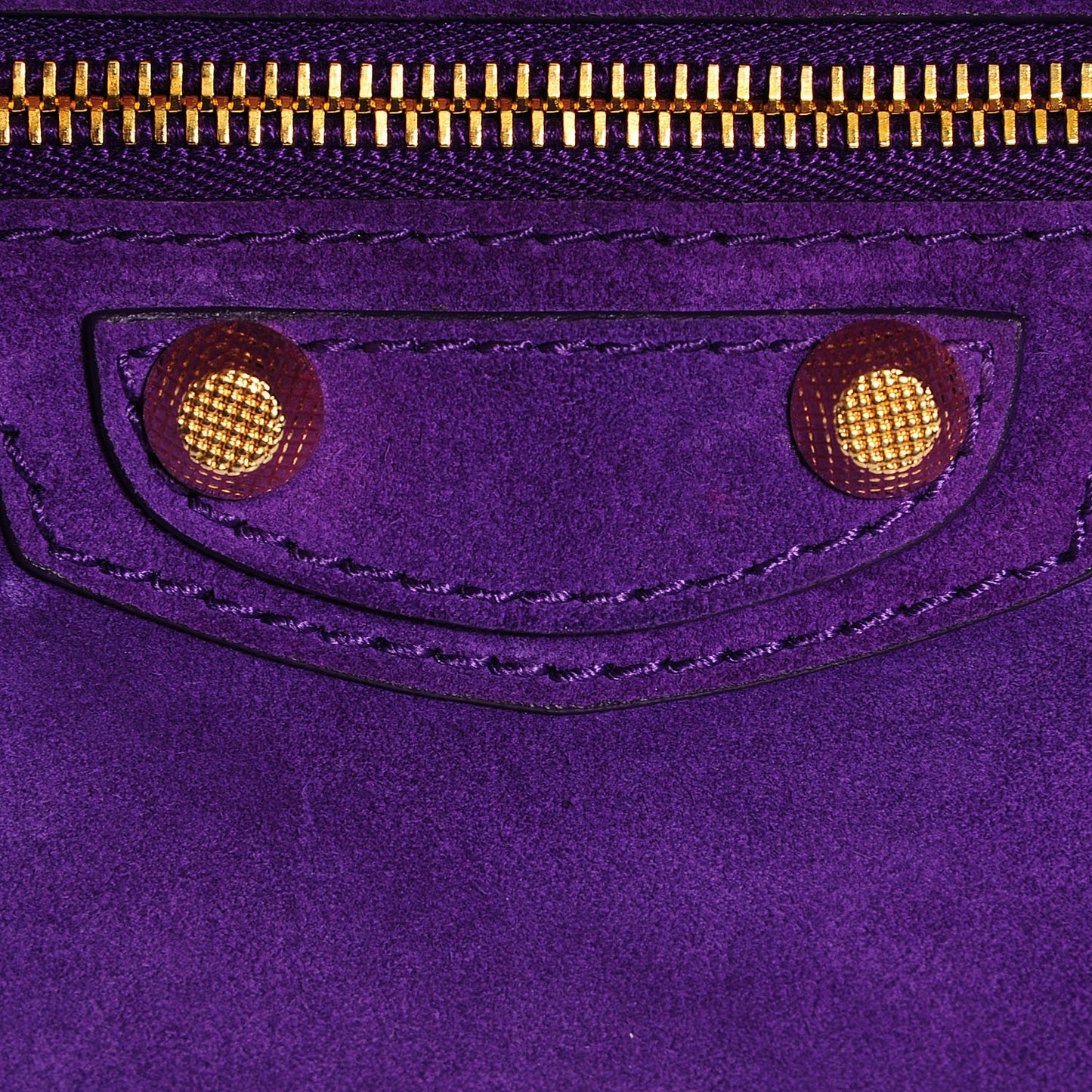 Baby Daim Suede Giant 12 Gold Hardware Mini City Ultraviolet
