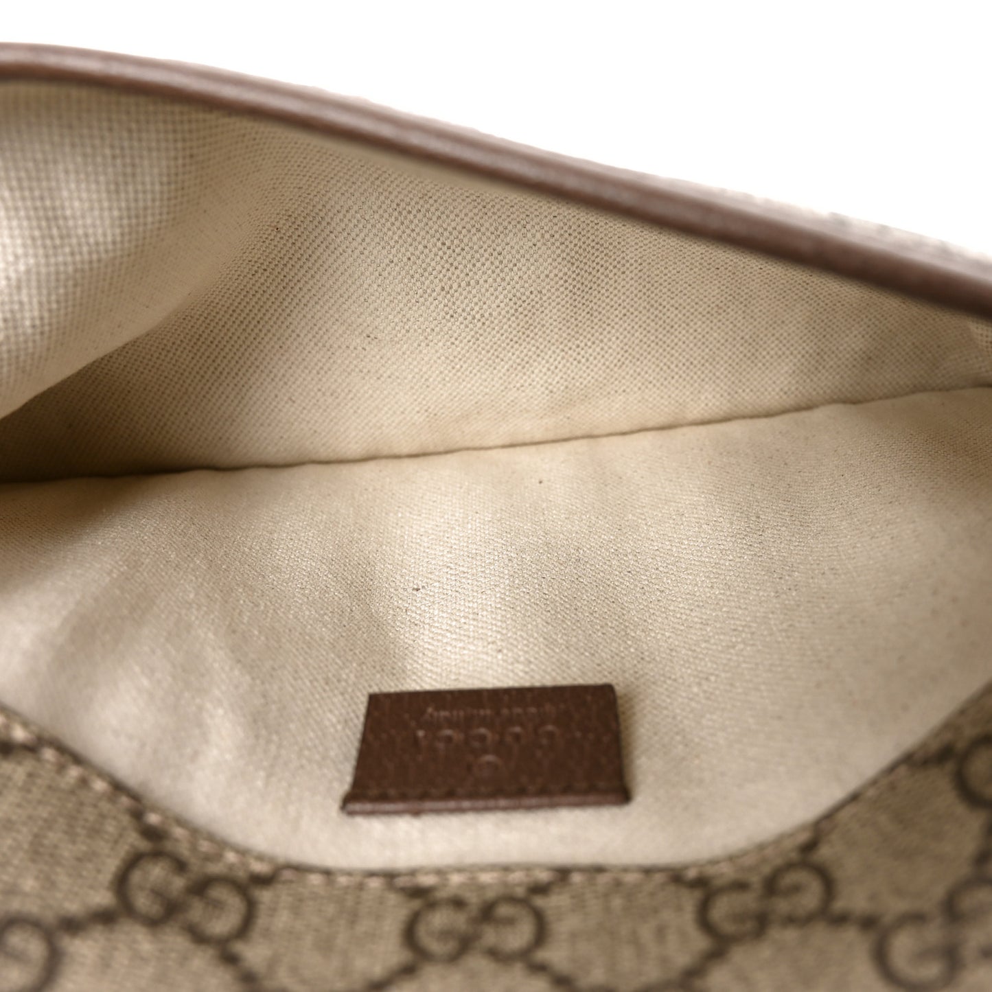 GG Supreme Monogram Neo Vintage Web Belt Bag Brown