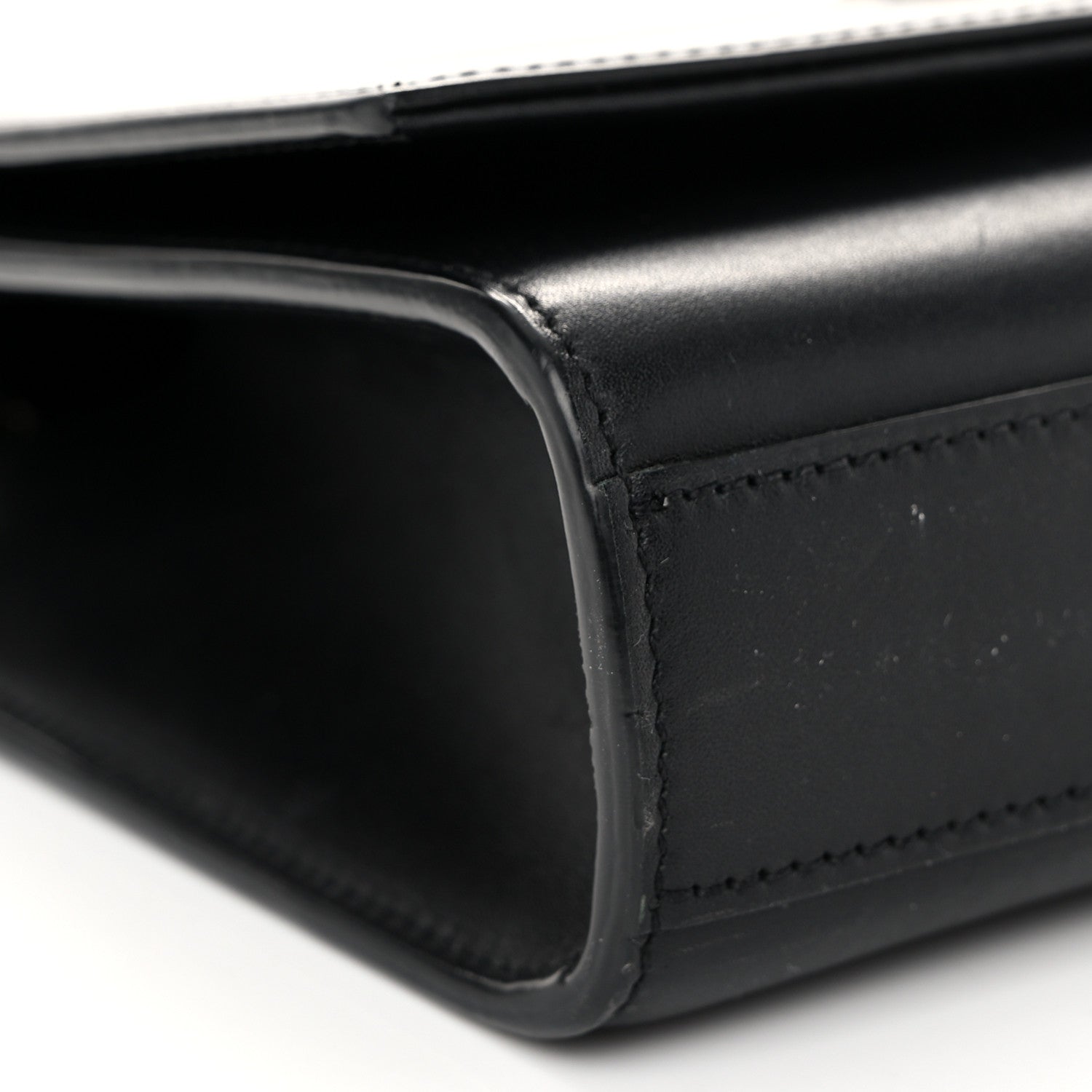 Saint Laurent Smooth Calfskin Medium Classic Monogram Kate Tassel Satchel Black 8 of 11