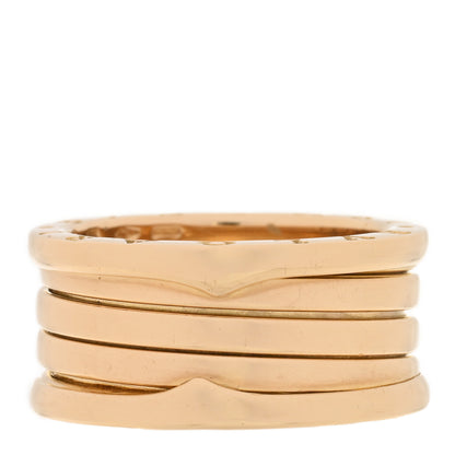 Bulgari 18K Yellow Gold B.Zero1 Four-Band Ring 56 7.5 1 of 5