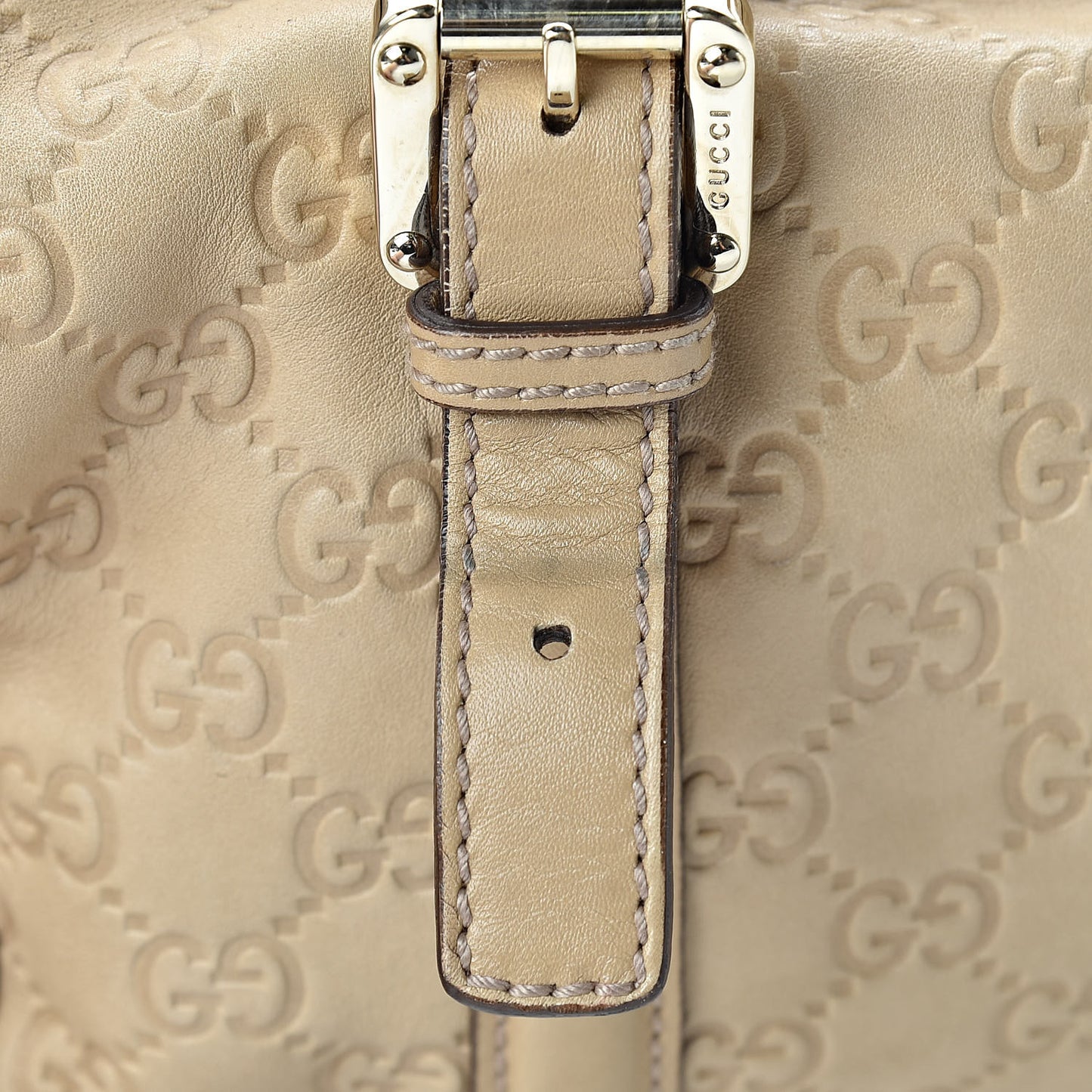 Guccissima Small Britt Boston Beige