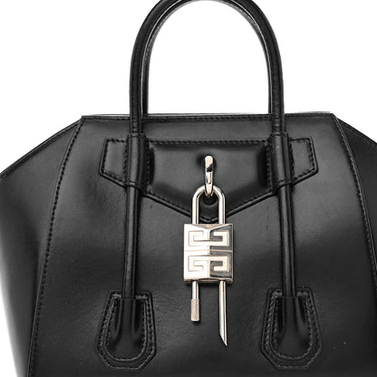 Givenchy Box Calfskin Mini Lock Antigona Shoulder Bag Black 7 of 21