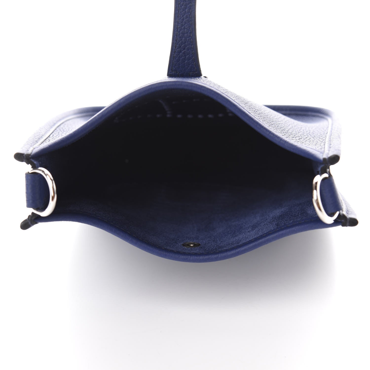 Hermes Taurillon Maurice Zigzag Evelyne TPM Bleu Saphir Bleu Zellige Indigo Black 5 of 11