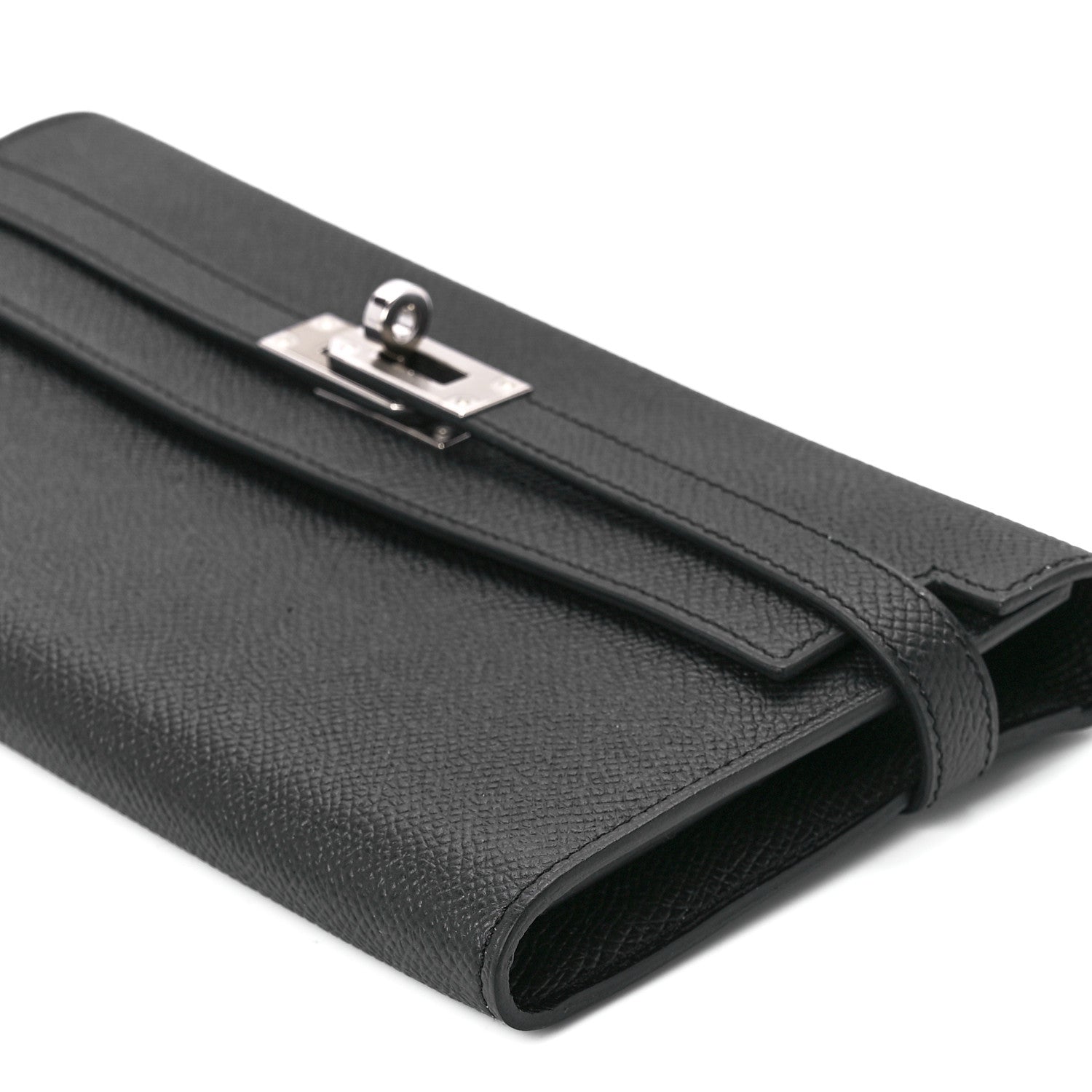 Hermes Epsom Kelly Longue Wallet Black 11 of 11