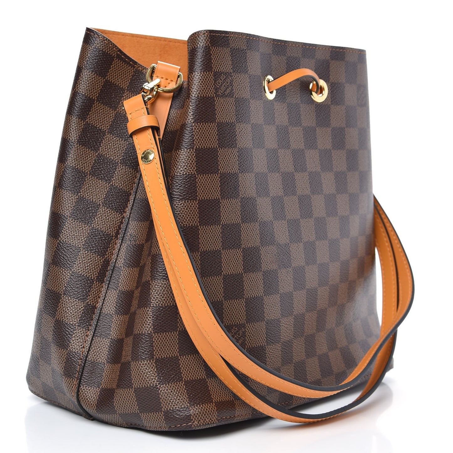 Damier Ebene Neonoe MM Safran